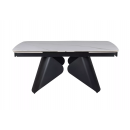 Стол обеденный SIGNAL ARMANDO белый/черный 160-240/90